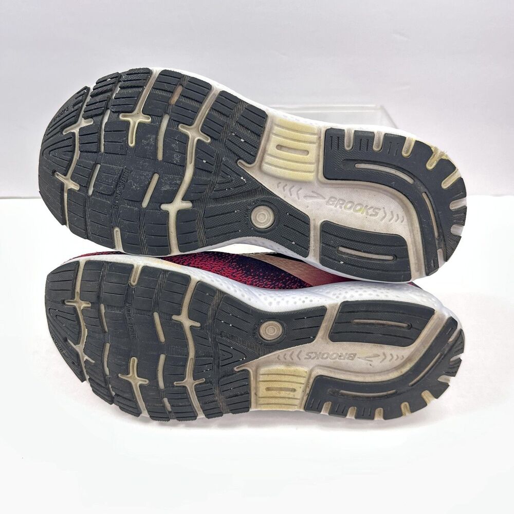 Brooks Ghost 16 Running Shoes Womens 8.5 Wide Navy Pink Mesh Athletic Sneakers - Picture 4 of 11